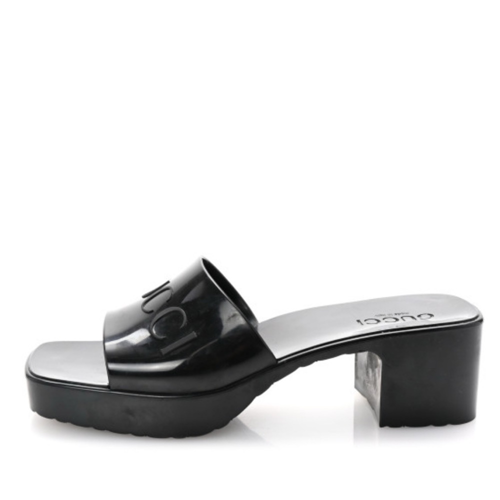 Gucci Black Mule Sandals